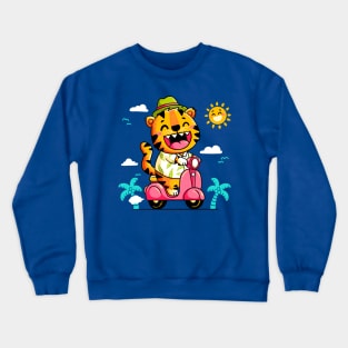 Happy tiger Crewneck Sweatshirt